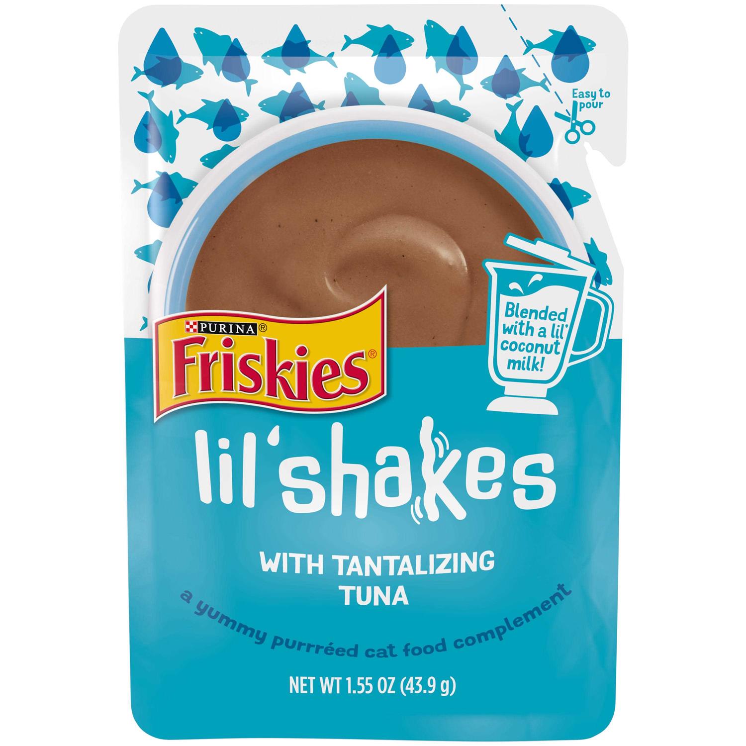 Purina Friskies Lil’ Shakes With Tantalizing Tuna Wet Cat Food - Healthber