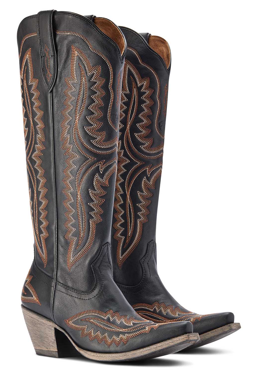 Ariat Women's Casanova Western Boot, Brooklyn Black - Healthber