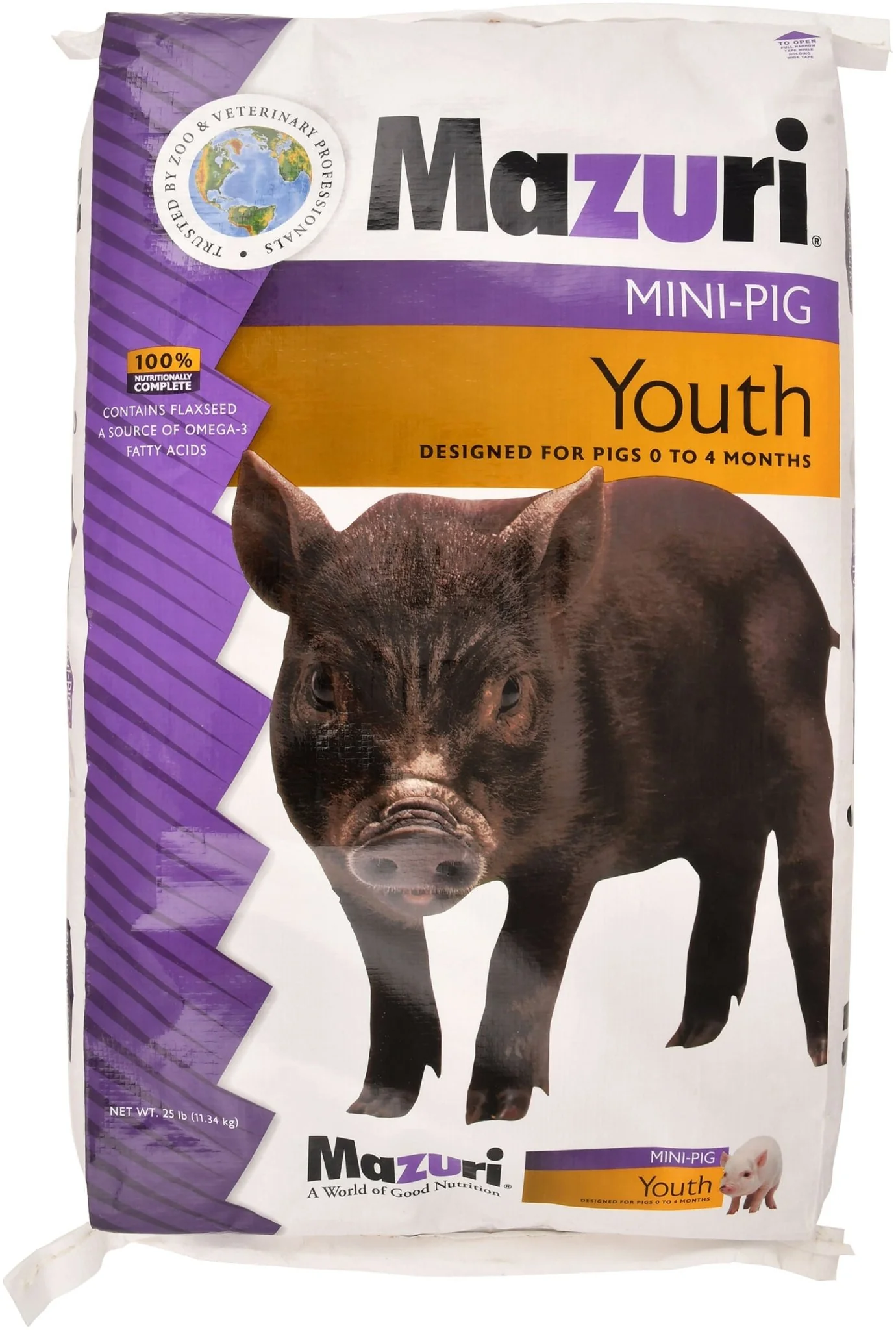 Mazuri Mini Pig, Youth, 25 lb - Healthber