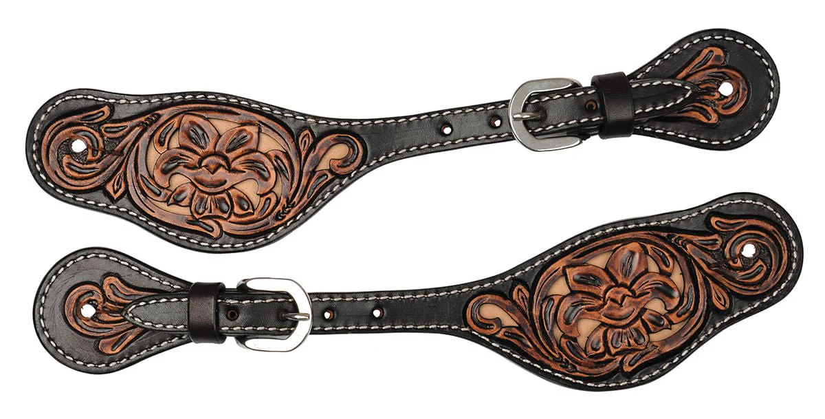 Circle Y Men's Filigree Spur Straps - Healthber