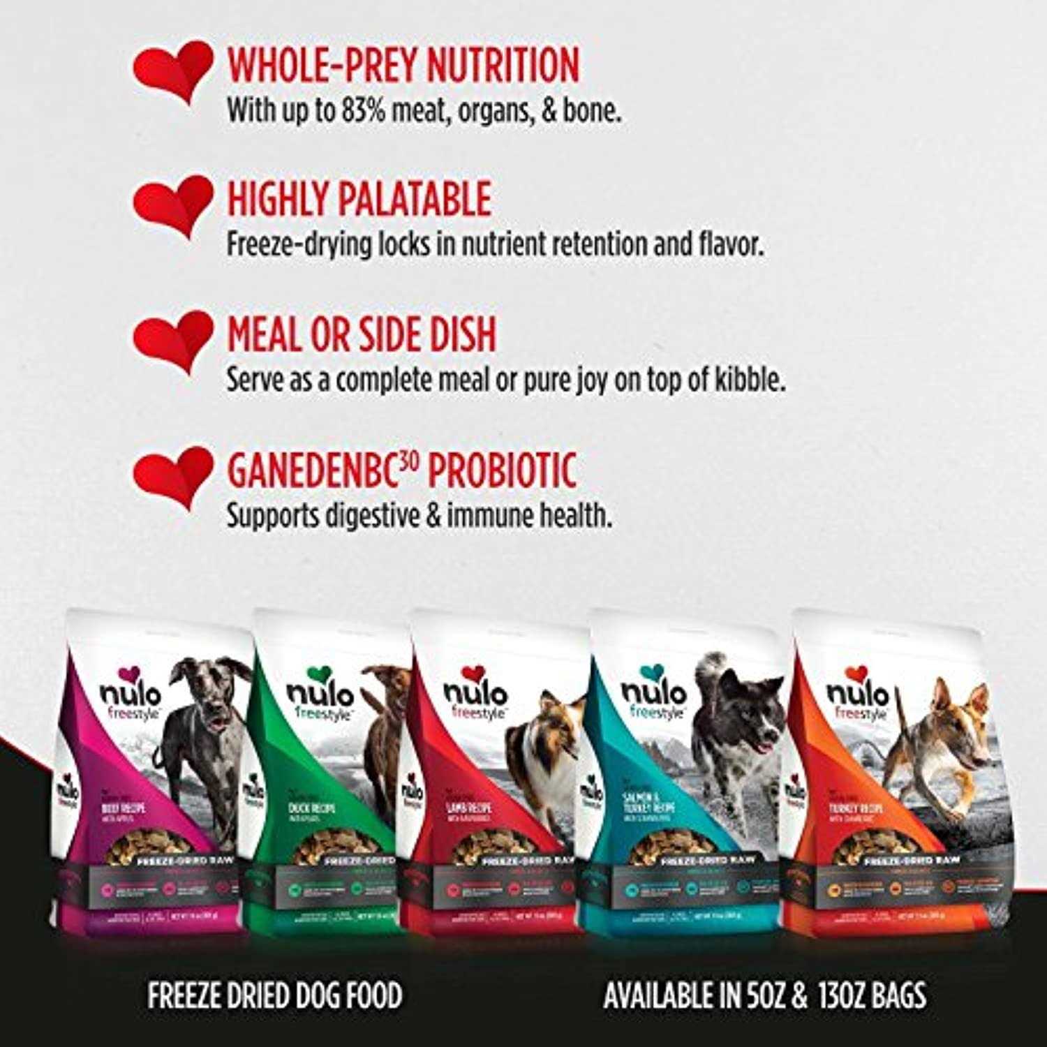 Nulo Freestyle Freeze-Dried Raw Beef with Apples Dog Food - Healthber