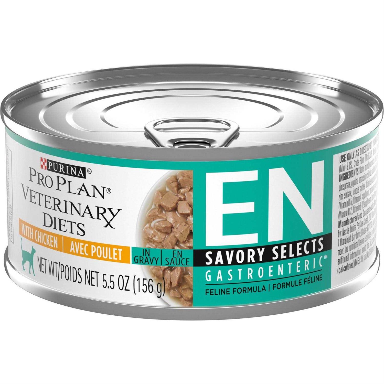 Purina Pro Plan Veterinary Diets EN Savory Selects Chicken Feline Formula - Healthber