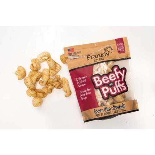 Frankly Beefy Puffs Dog Treats - Healthber