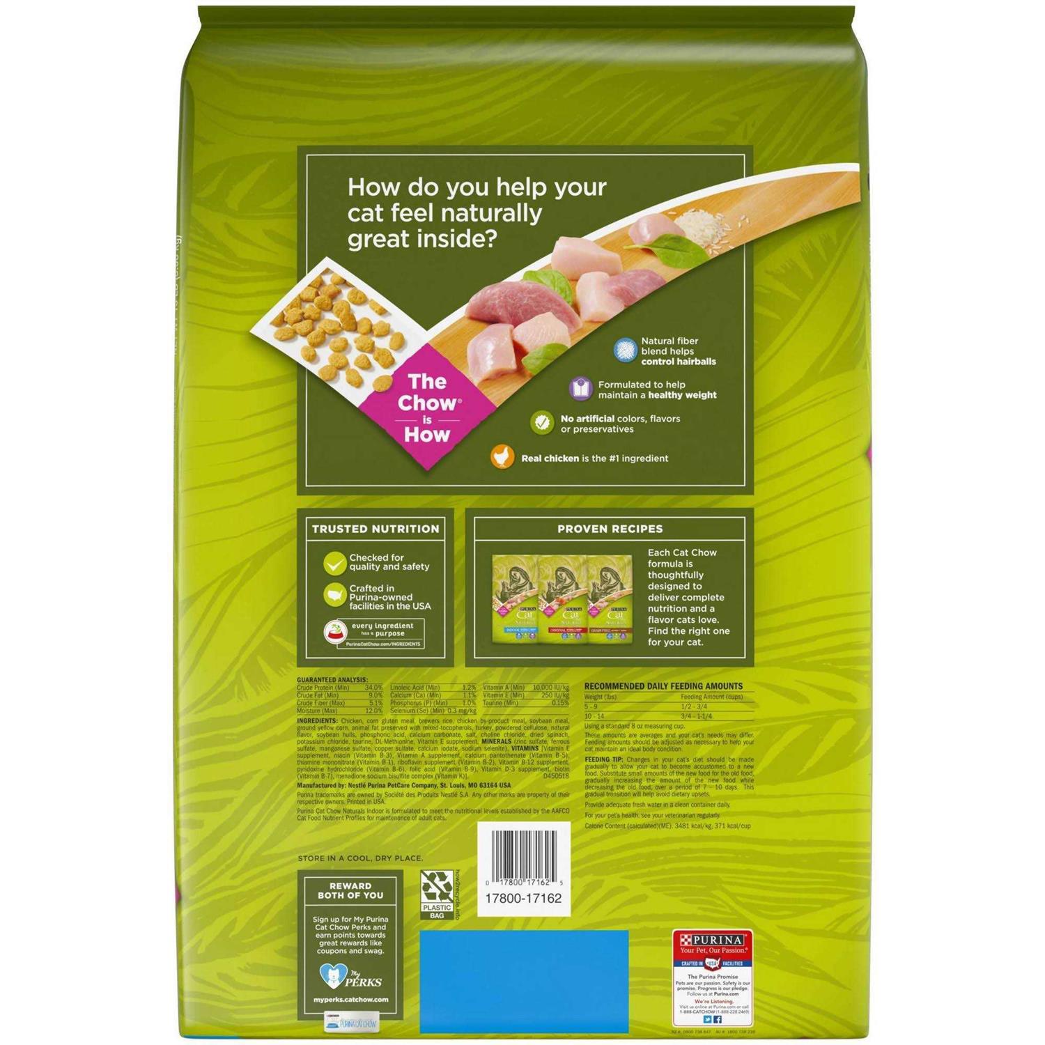 Purina Cat Chow Naturals Indoor Dry Cat Food - Healthber