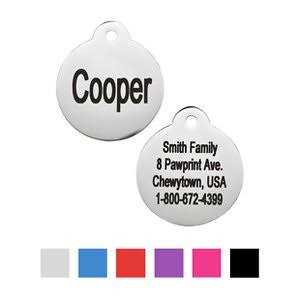 Frisco Stainless Steel Personalized Dog & Cat Tag - Healthber