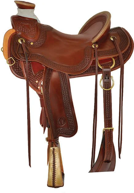 Reinsman Custom Elko Ranch Saddle, Regular Tree - Healthber
