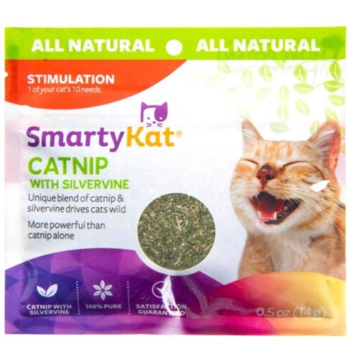 SmartyKat Catnip with Silvervine - Healthber