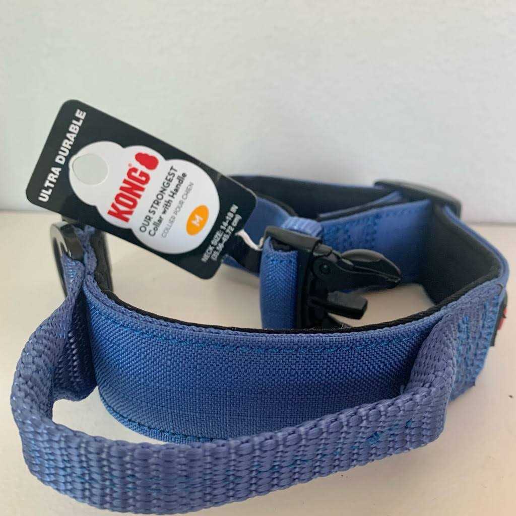 Kong Ultra Durable Padded Comfort Handle Dog Collar - Healthber