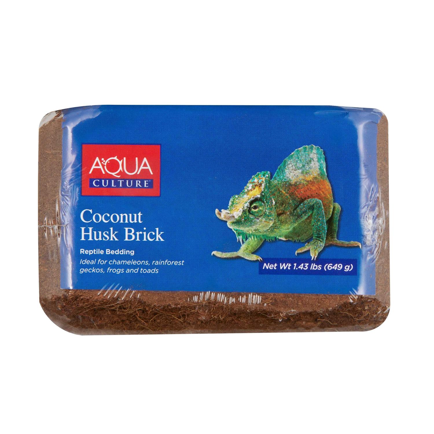 Aqua Culture Coconut Husk Brick Reptile Bedding - Healthber