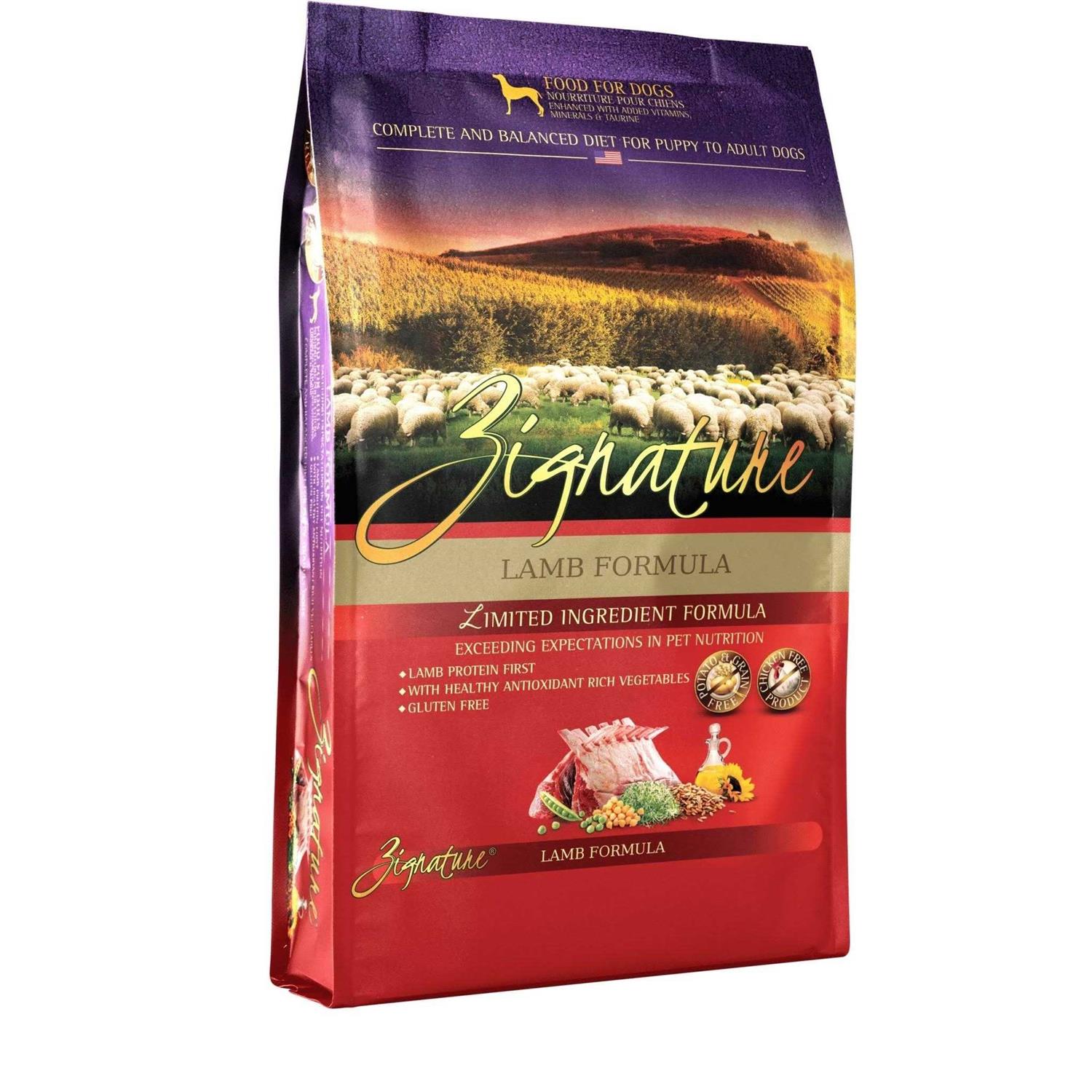 Zignature Lamb Limited Ingredient Formula Dry Dog Food - Healthber