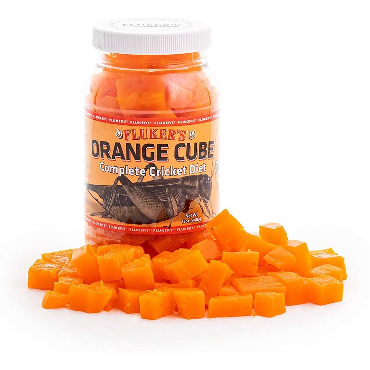 Fluker Orange Cube Complete Cricket Diet - Healthber