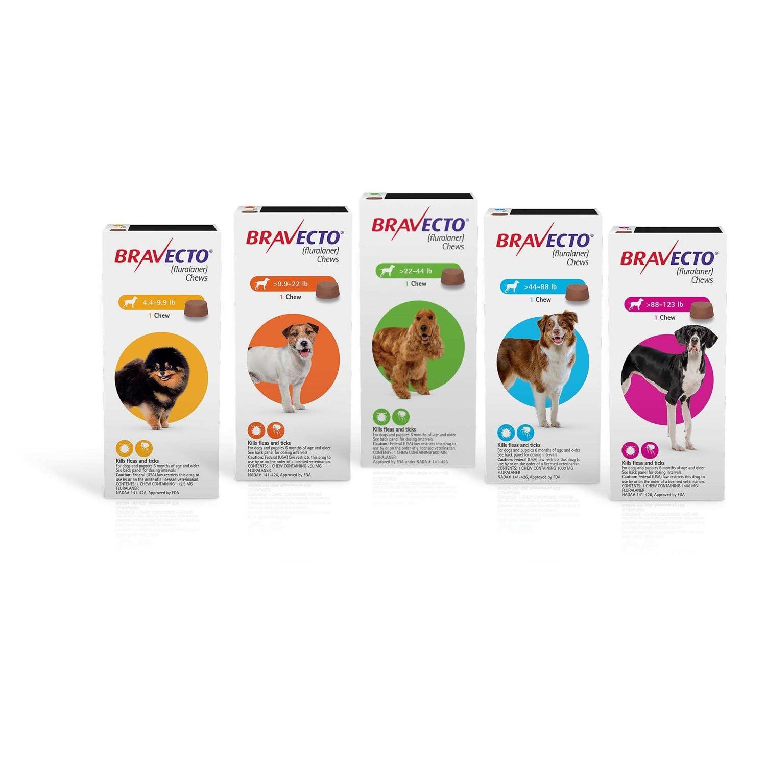 Bravecto Chews for Dogs 9.9-22 lbs - Healthber