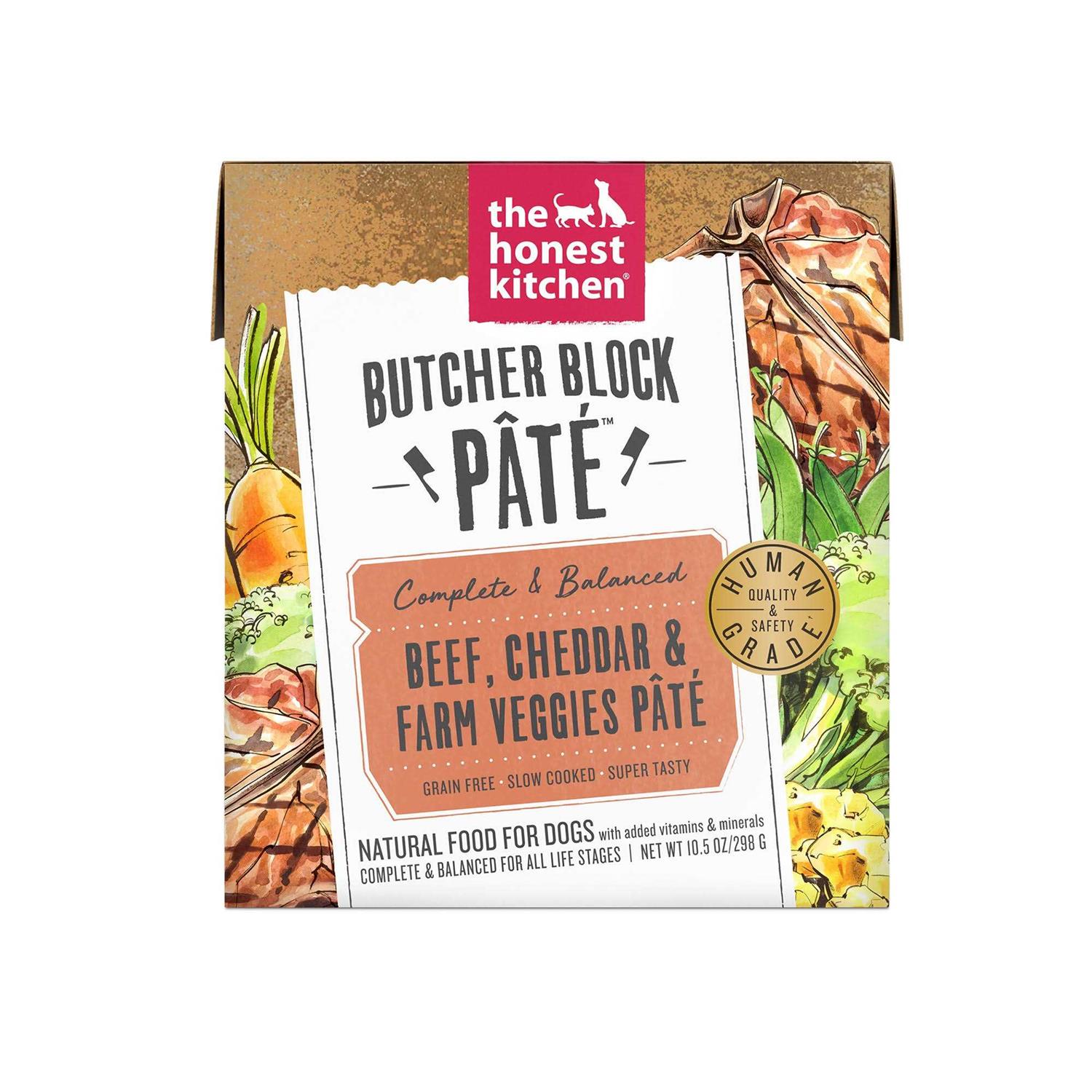 The Honest Kitchen Butcher Block Pate Dog Food 10.5 oz - Healthber
