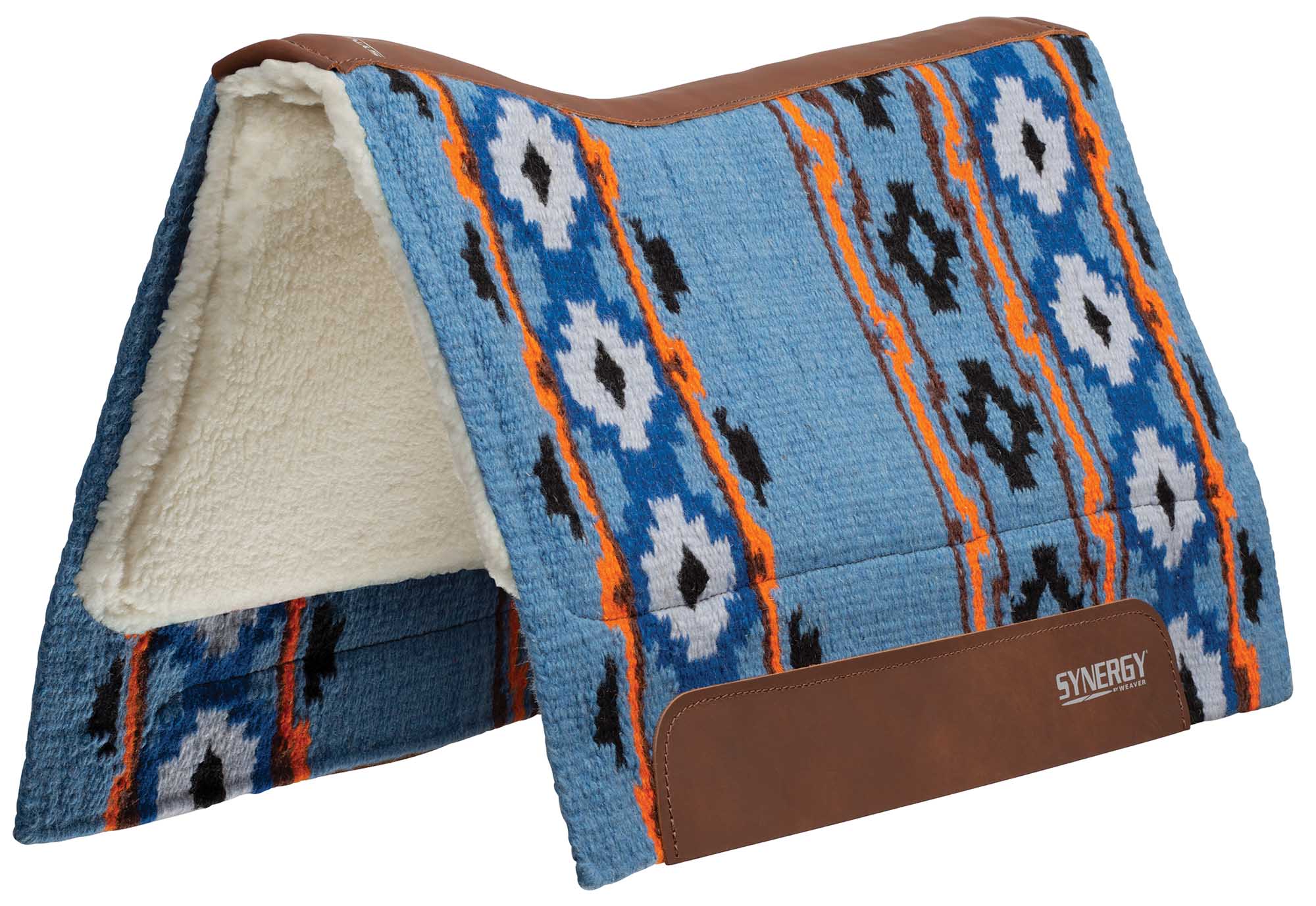 Synergy Contoured Performance Saddle Pad, Merino Fleece Lined, 33
