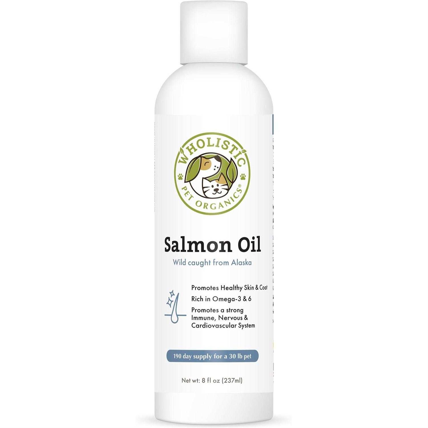 Wholistic Pet Organics Wild Deep Sea Salmon Oil - Healthber