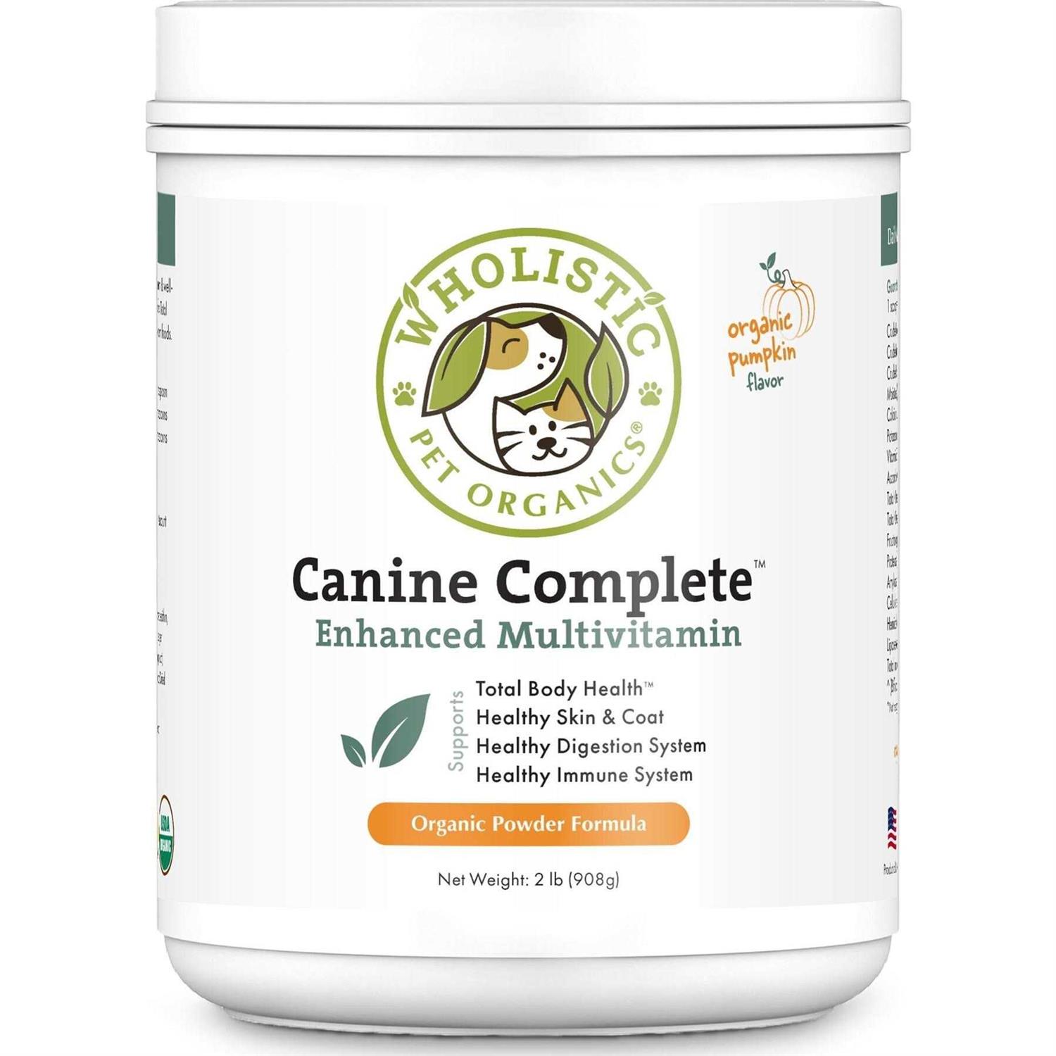 Wholistic Pet Organics Canine Complete Organic Pumpkin Supplement for Dogs - Healthber