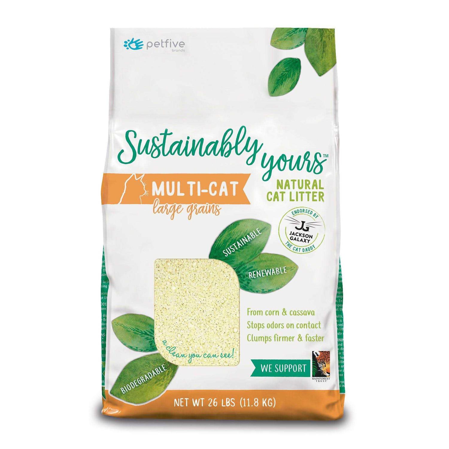Sustainably Yours Multi-Cat Natural Litter - Healthber