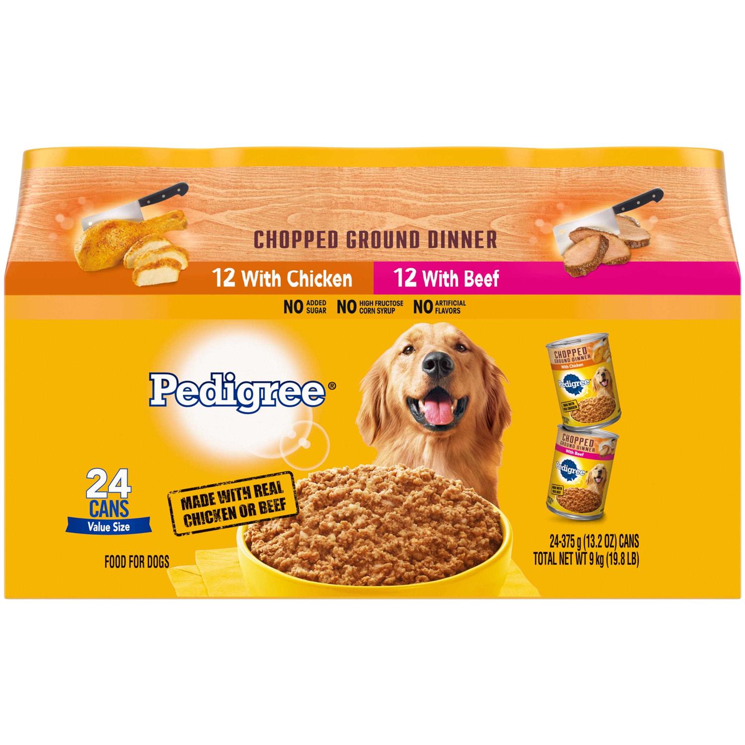 Pedigree Chopped Ground Dinner Dog Food - Healthber