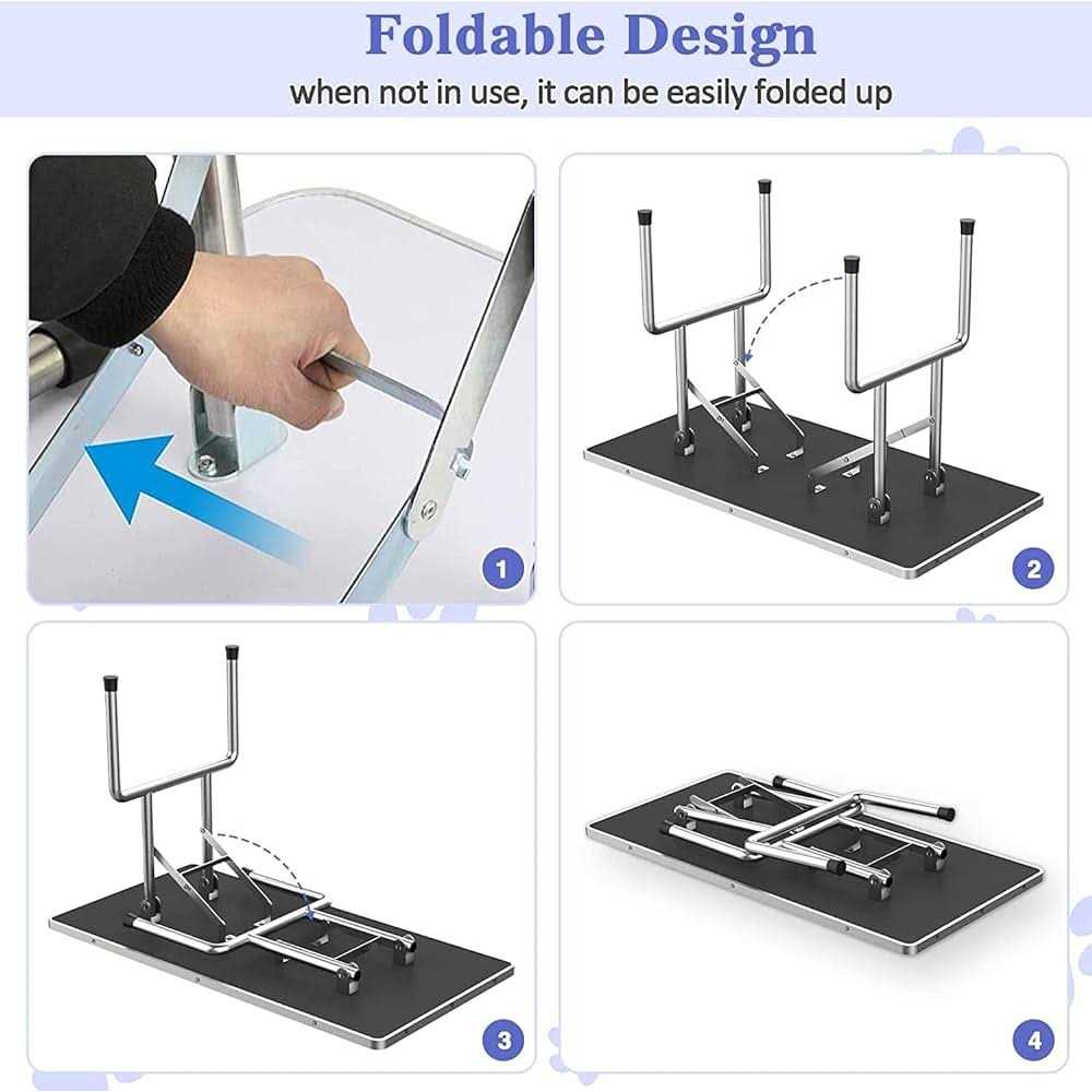 TRODEP Pet Grooming Table for Large Dogs Professional Heavy Duty Adjustable Dog Grooming Table with Arm & Noose & Mesh Tray - Healthber