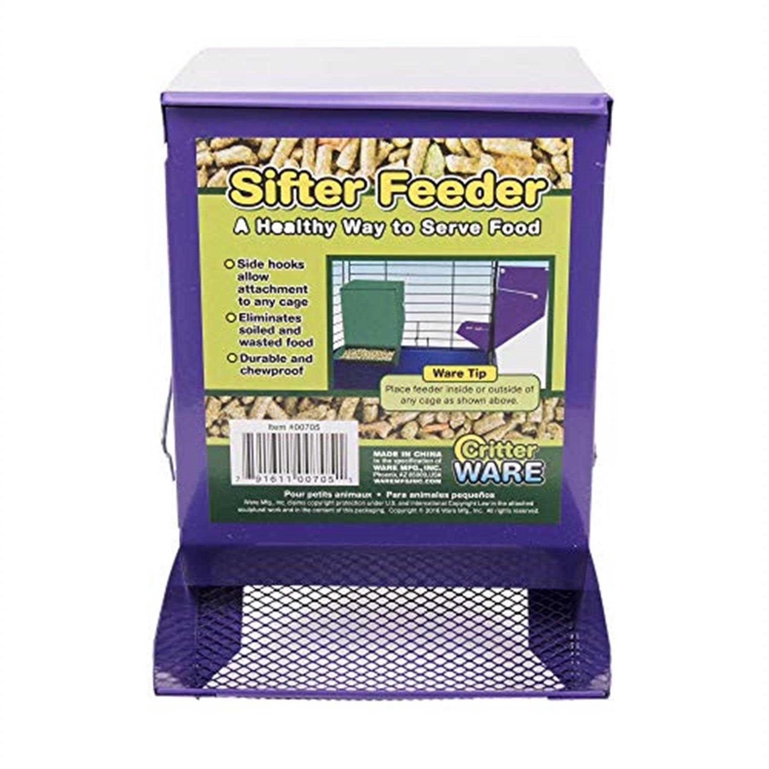 Ware Sifter Feeder with Lid - Healthber
