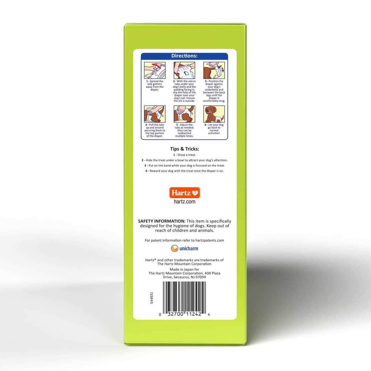 Hartz Disposable Male & Female Dog Diapers - Healthber