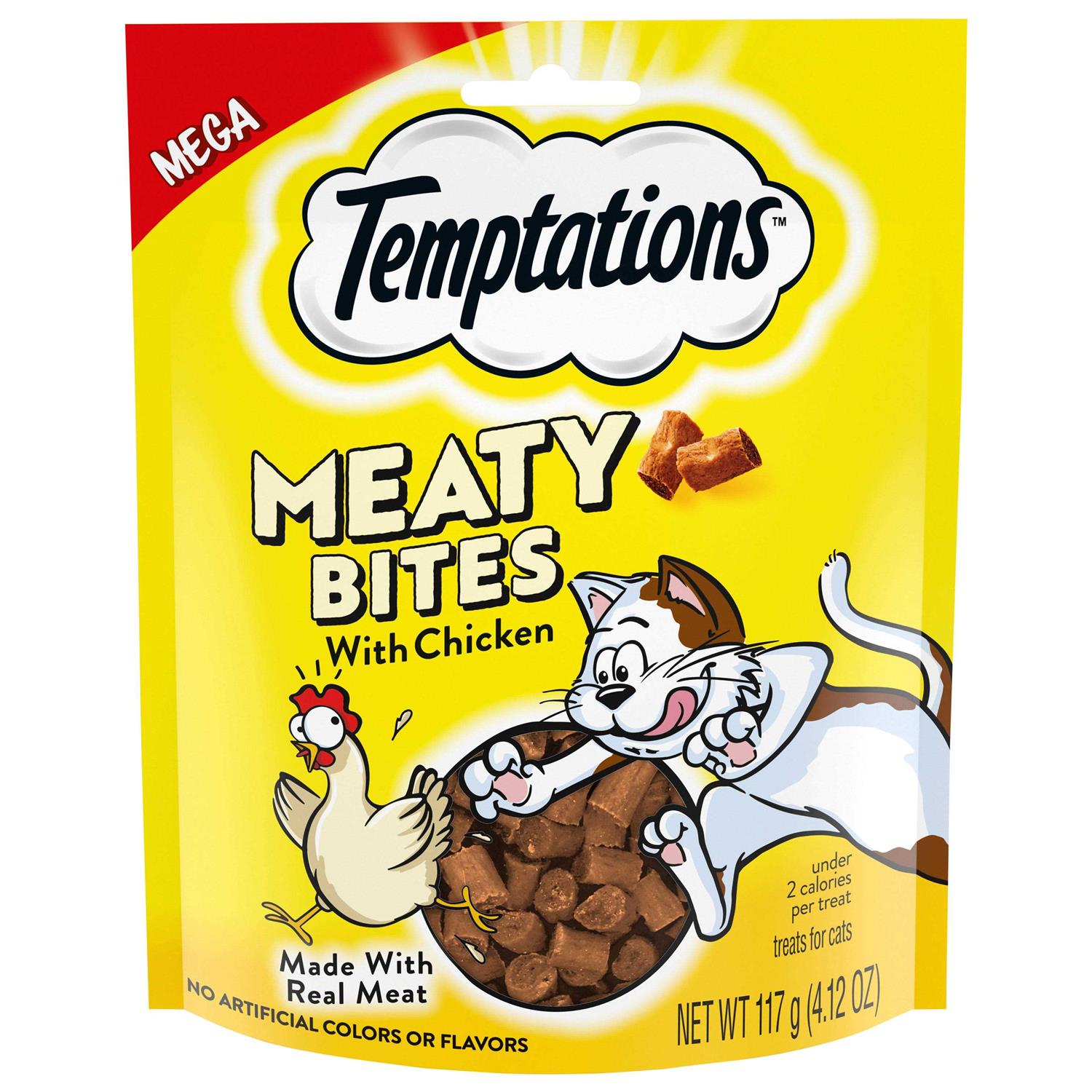 Temptations Meaty Bites Cat Treats - Healthber