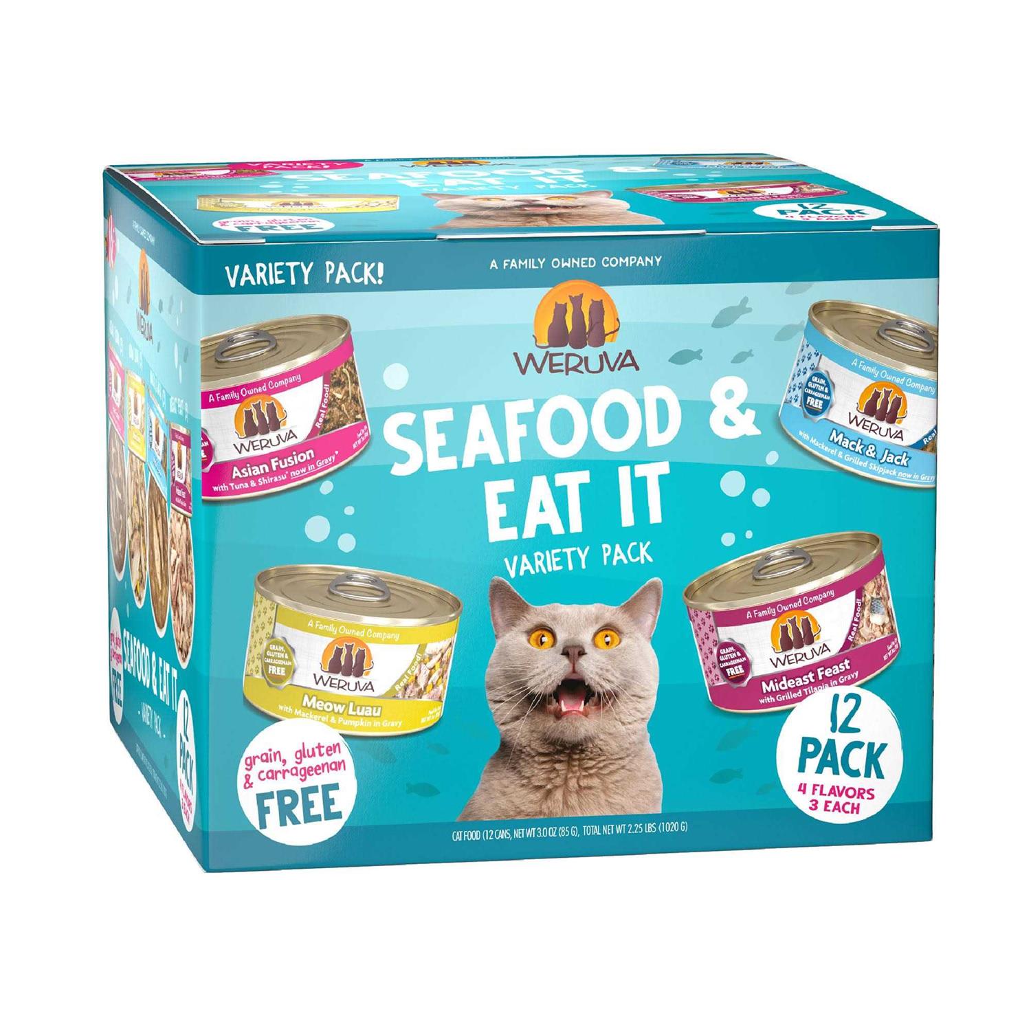 Weruva Seafood & Eat It Classic Wet Cat Food Variety Pack - Healthber