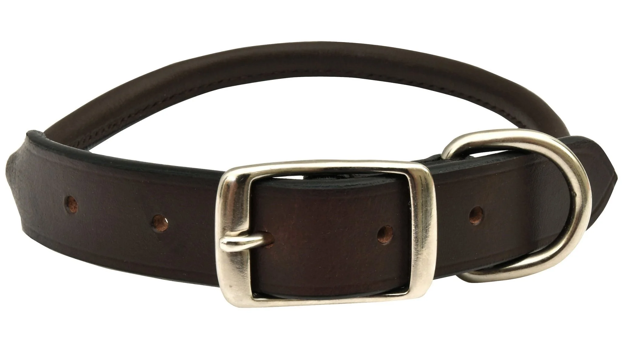 Premium Rolled Leather Collar - Healthber