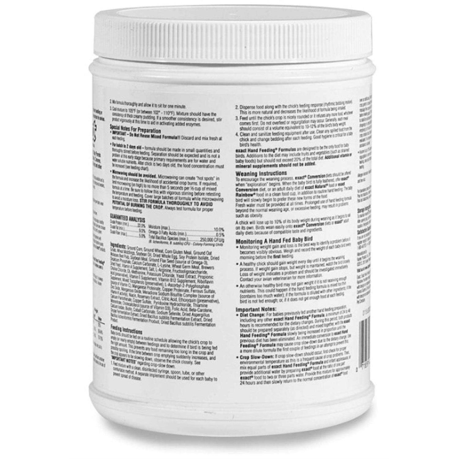 Kaytee Exact Hand Feeding Formula Baby - Healthber