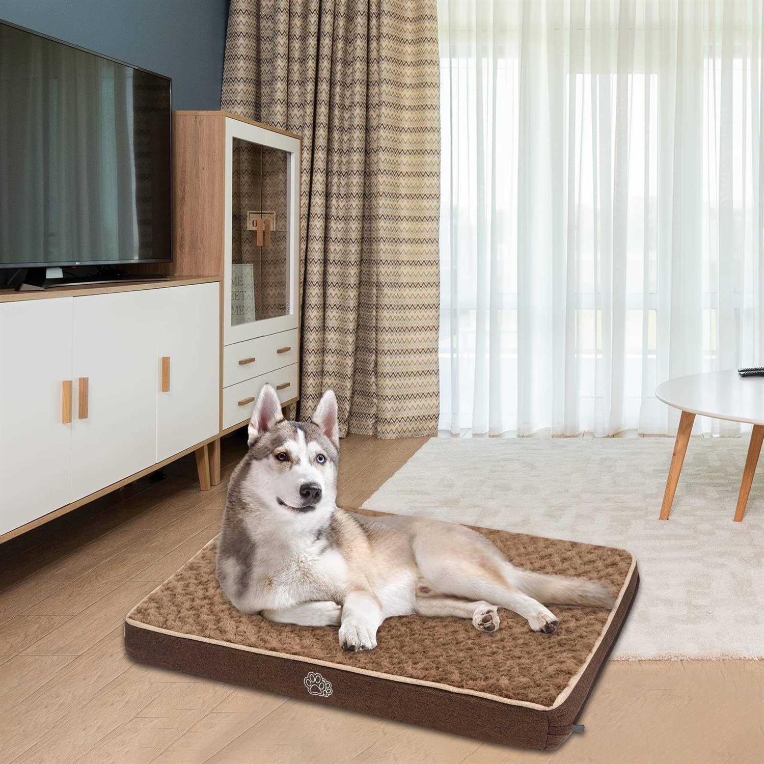 EMPSIGN Dog Bed Crate Pad Washable Removable Cover - Healthber
