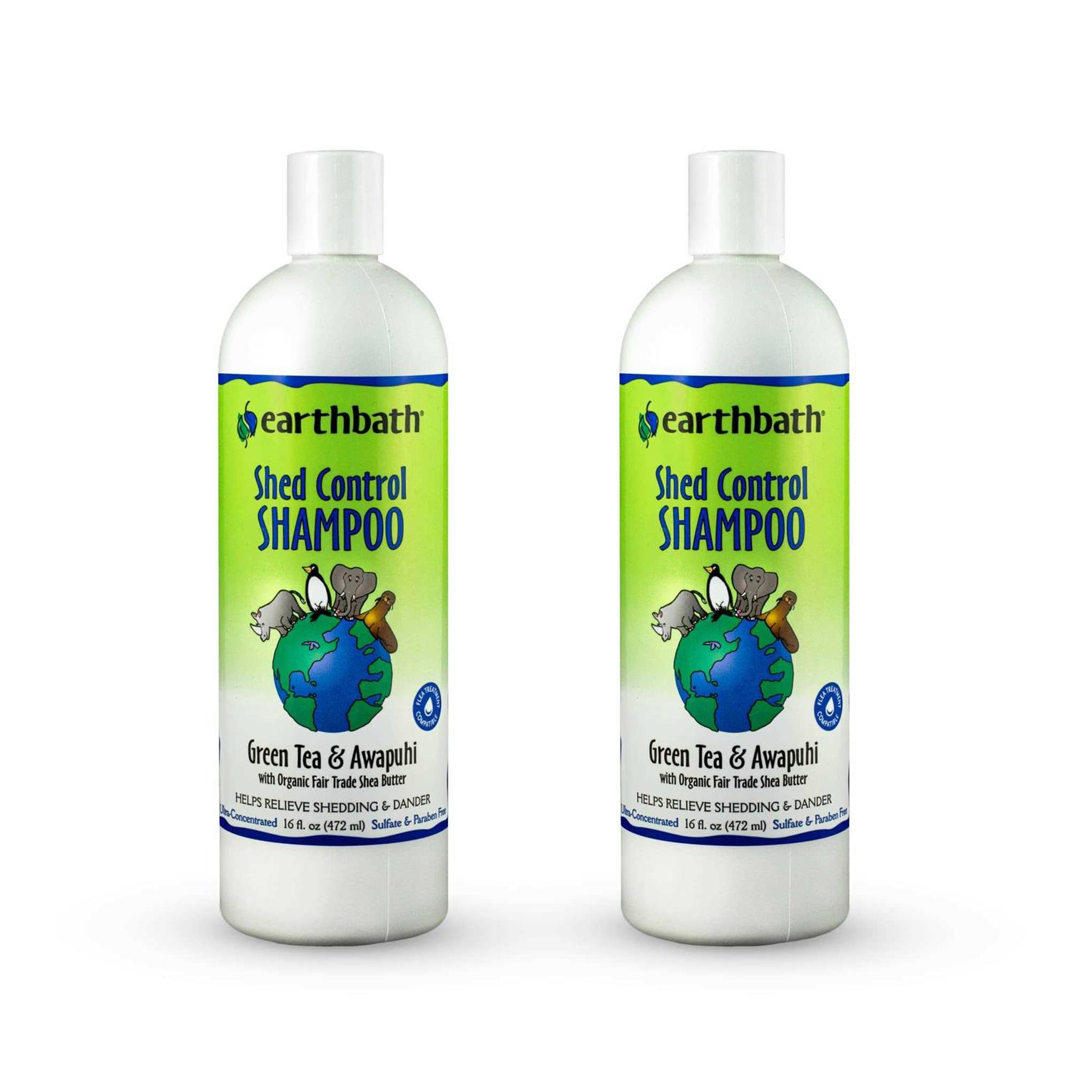 Earthbath Green Tea & Awapuhi Shed Control Shampoo - Healthber