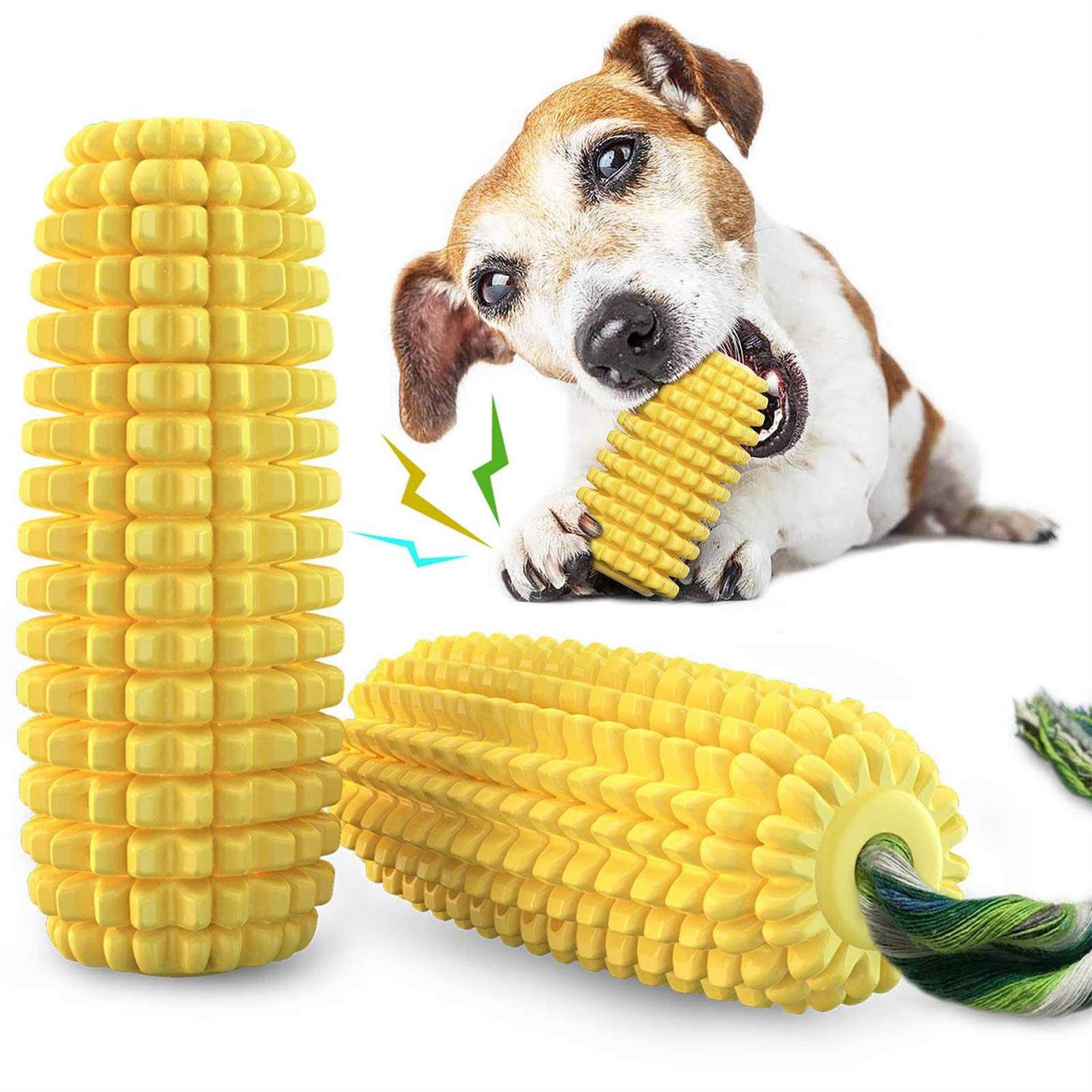Carllg Dog Chew Toys for Aggressive Chewers Indestructible Tough Durable Squeaky Interactive Dog Toys - Healthber