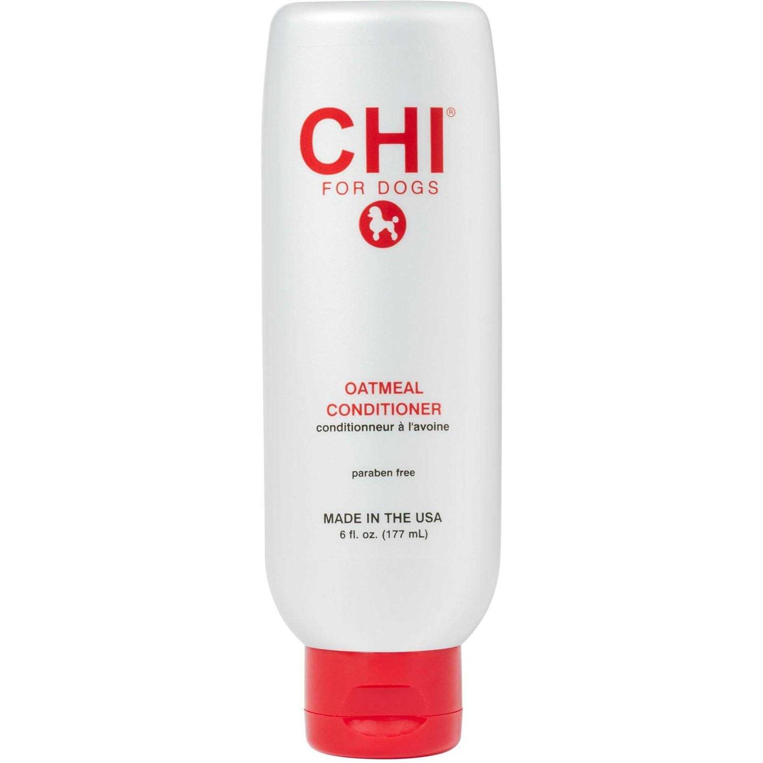 CHI for Dogs Oatmeal Conditioner for Dogs 6 oz Best Oatmeal Dog Conditioner for Dogs with Dry Skin Sulfate & Paraben Free - Healthber