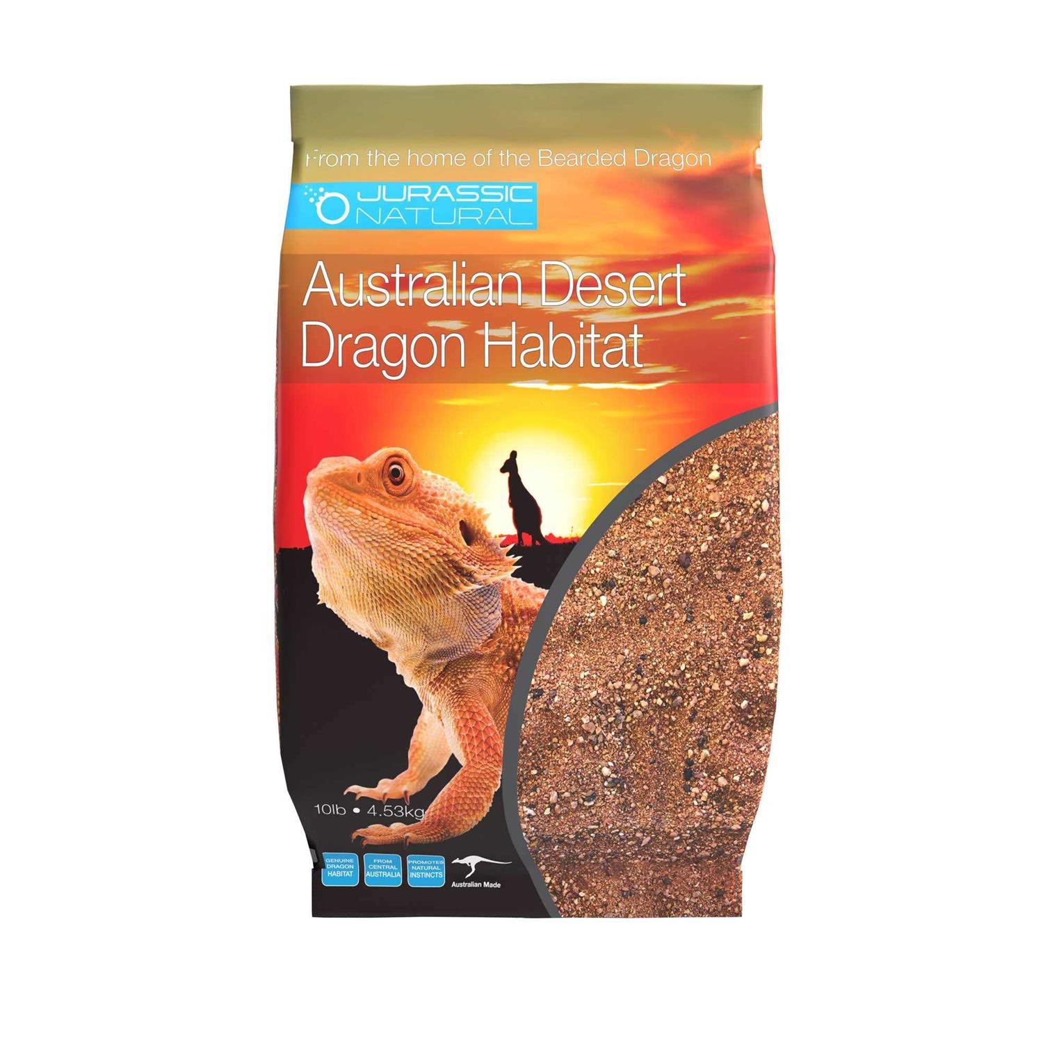 JurassicNatural Jurassic Natural Australian Desert Dragon Habitat 10lb Substrate for Bearded Dragons and Other Lizards - Healthber