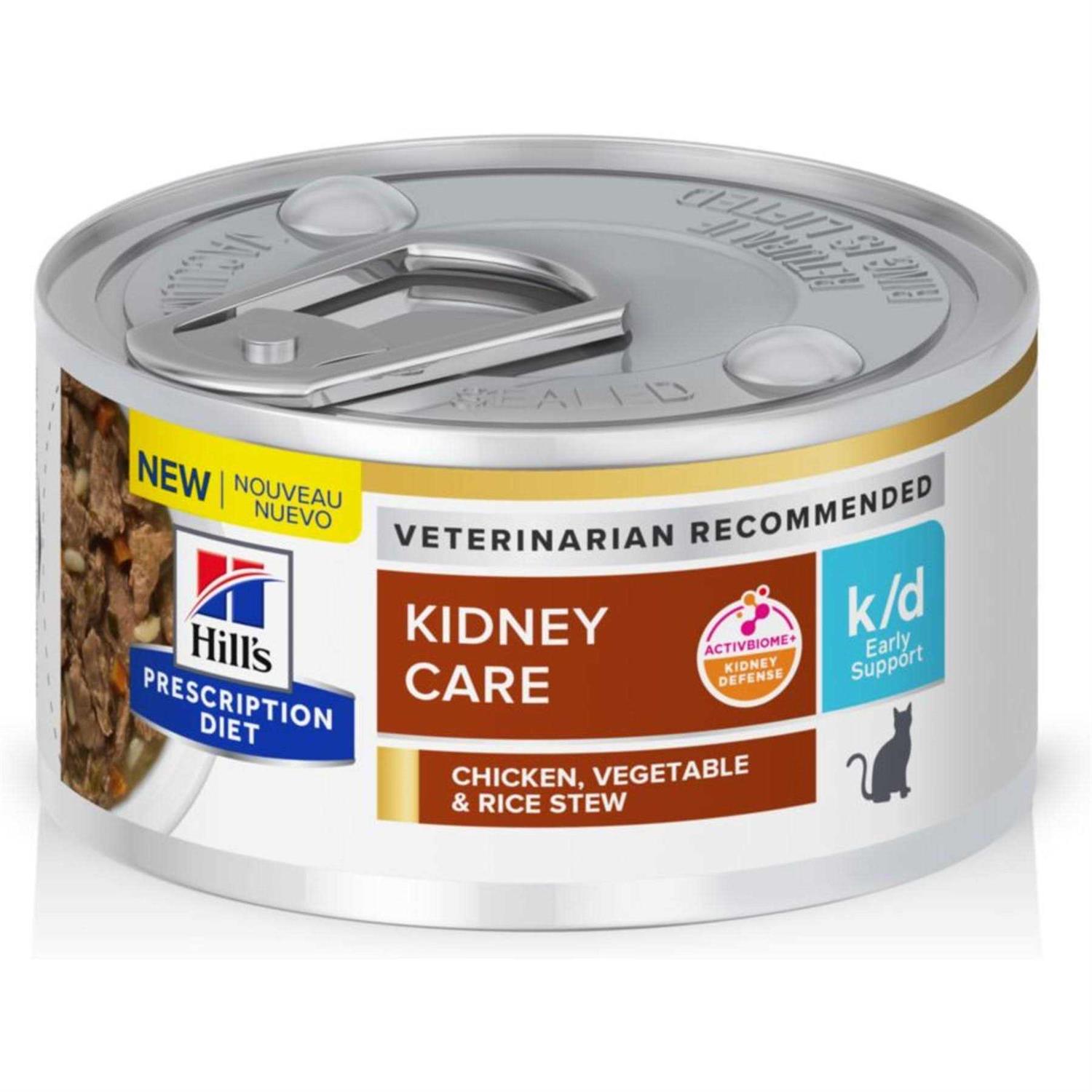 Hill’s Prescription Diet k/d Early Support Chicken Canned Cat Food - Healthber