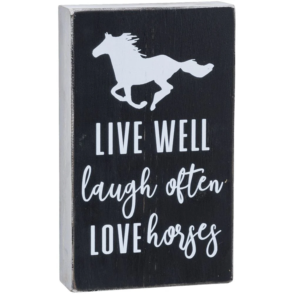 Love Horses Sign - Healthber