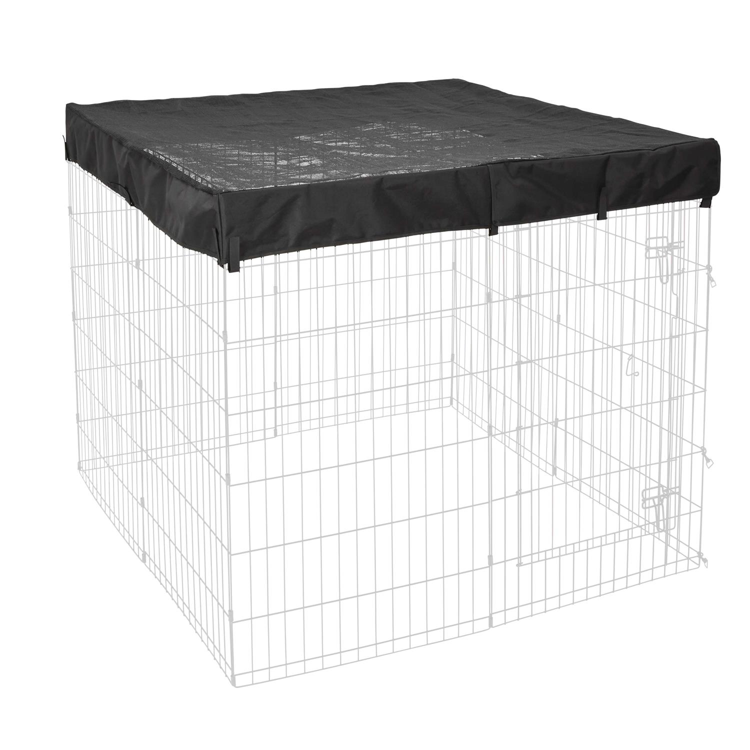 MidWest Homes For Pets Square Exercise Pen Fabric Mesh Top 540-SQT - Healthber