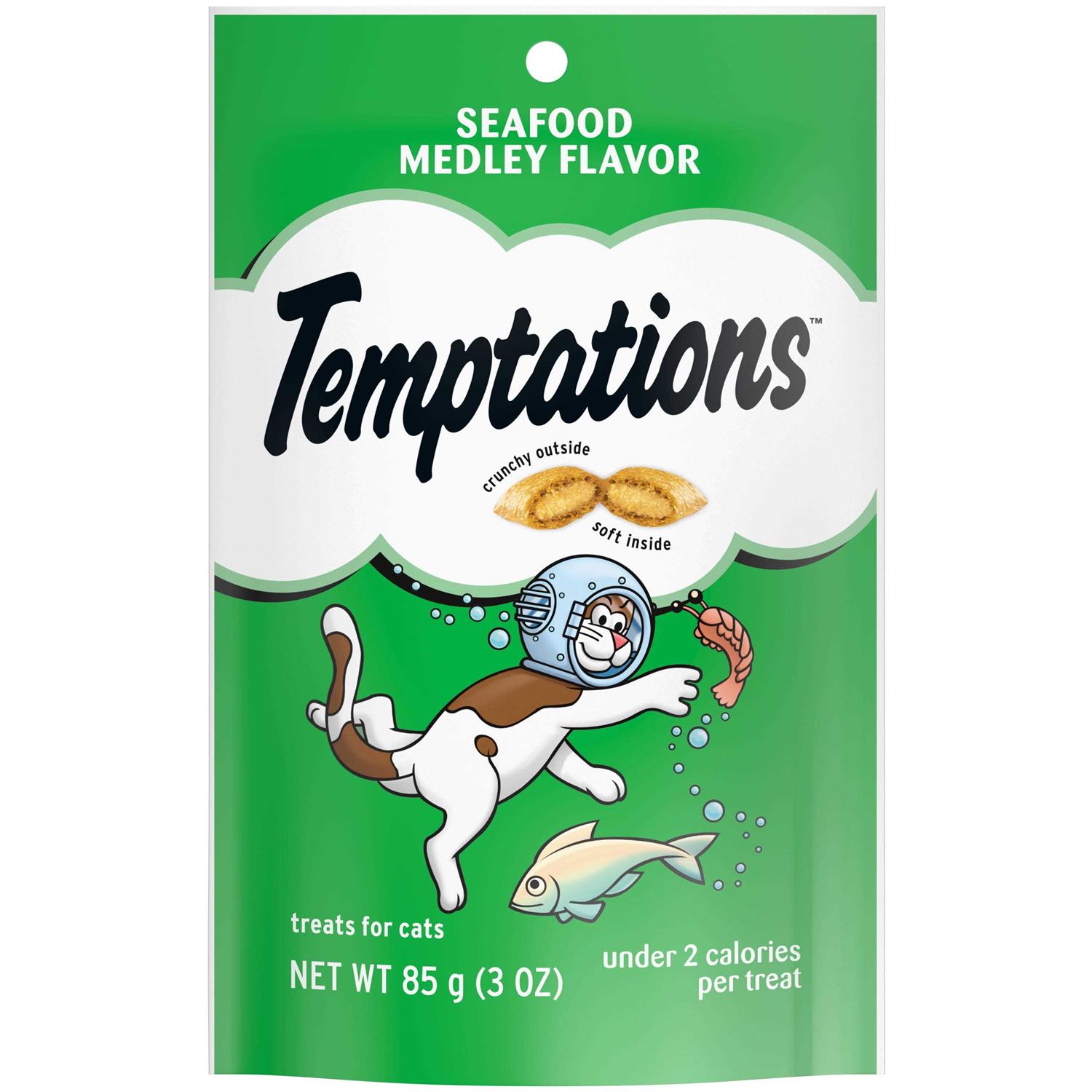 Temptations Cat Treats Seafood Medley - Healthber