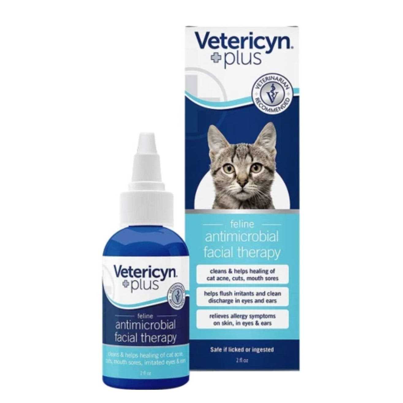 Vetericyn Plus Antimicrobial Feline Facial Therapy - Healthber