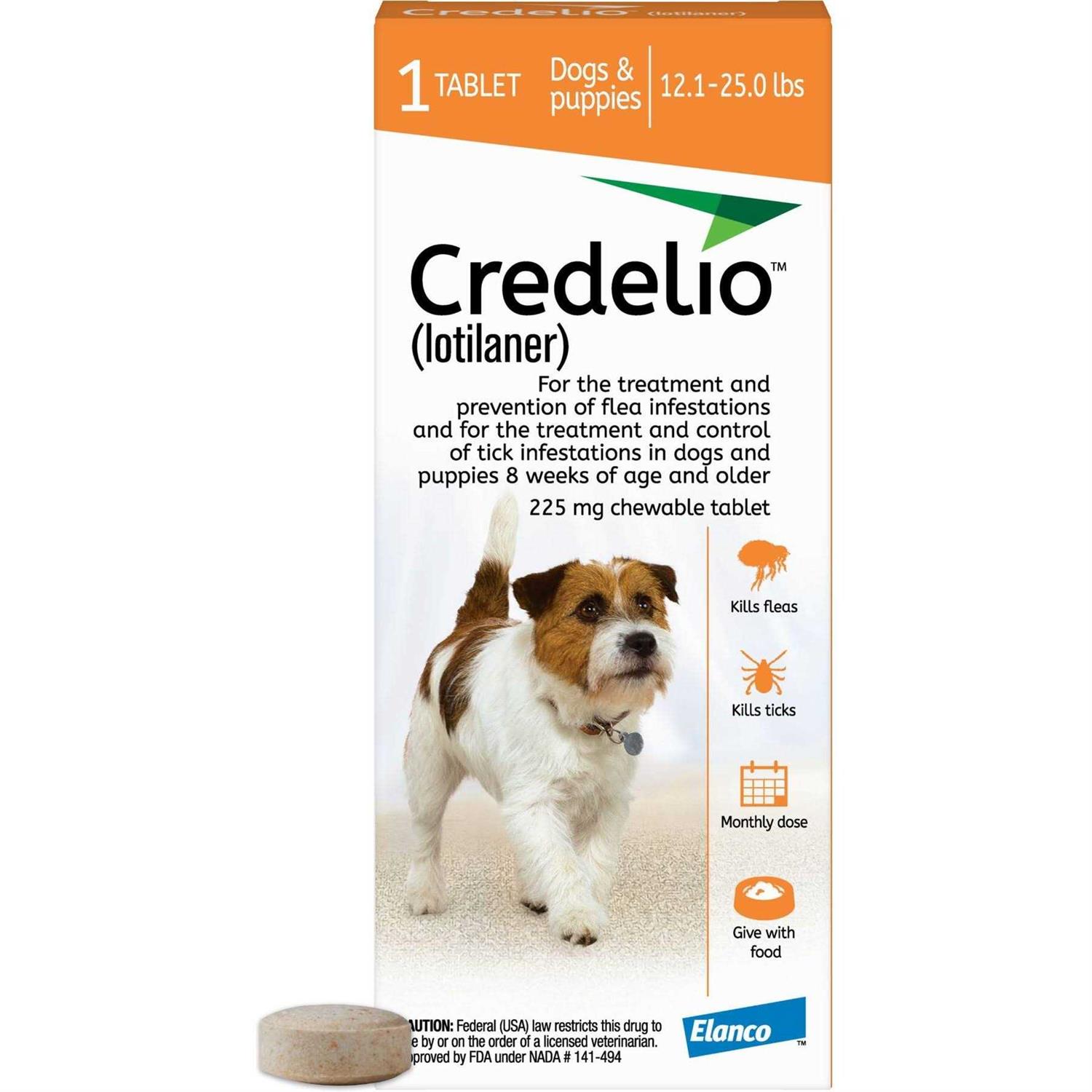 Credelio Chewable Tablet for Dogs 12.1-25 lbs - Healthber