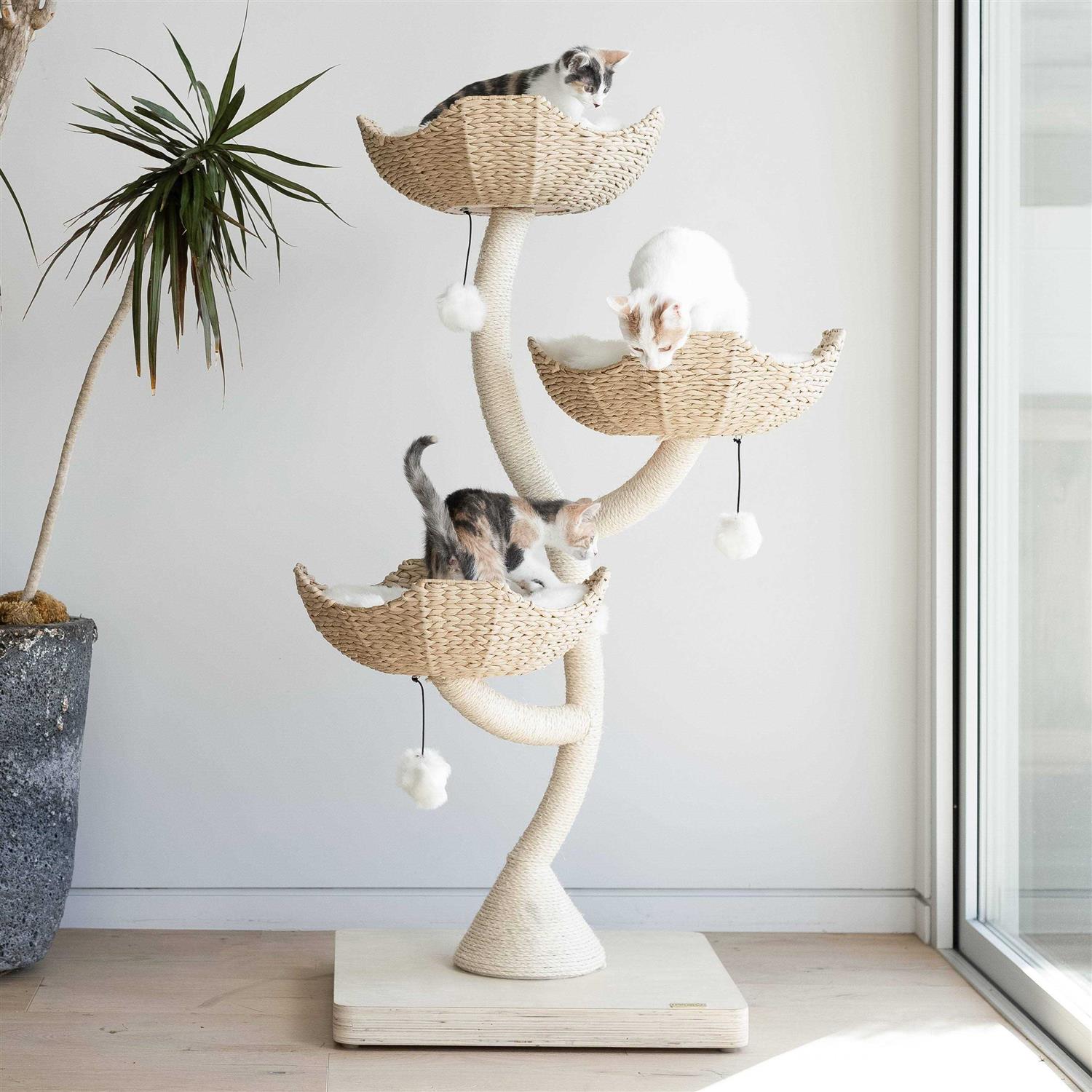 Maupets Mau Ivy 3 Modern Cat Tree - Healthber