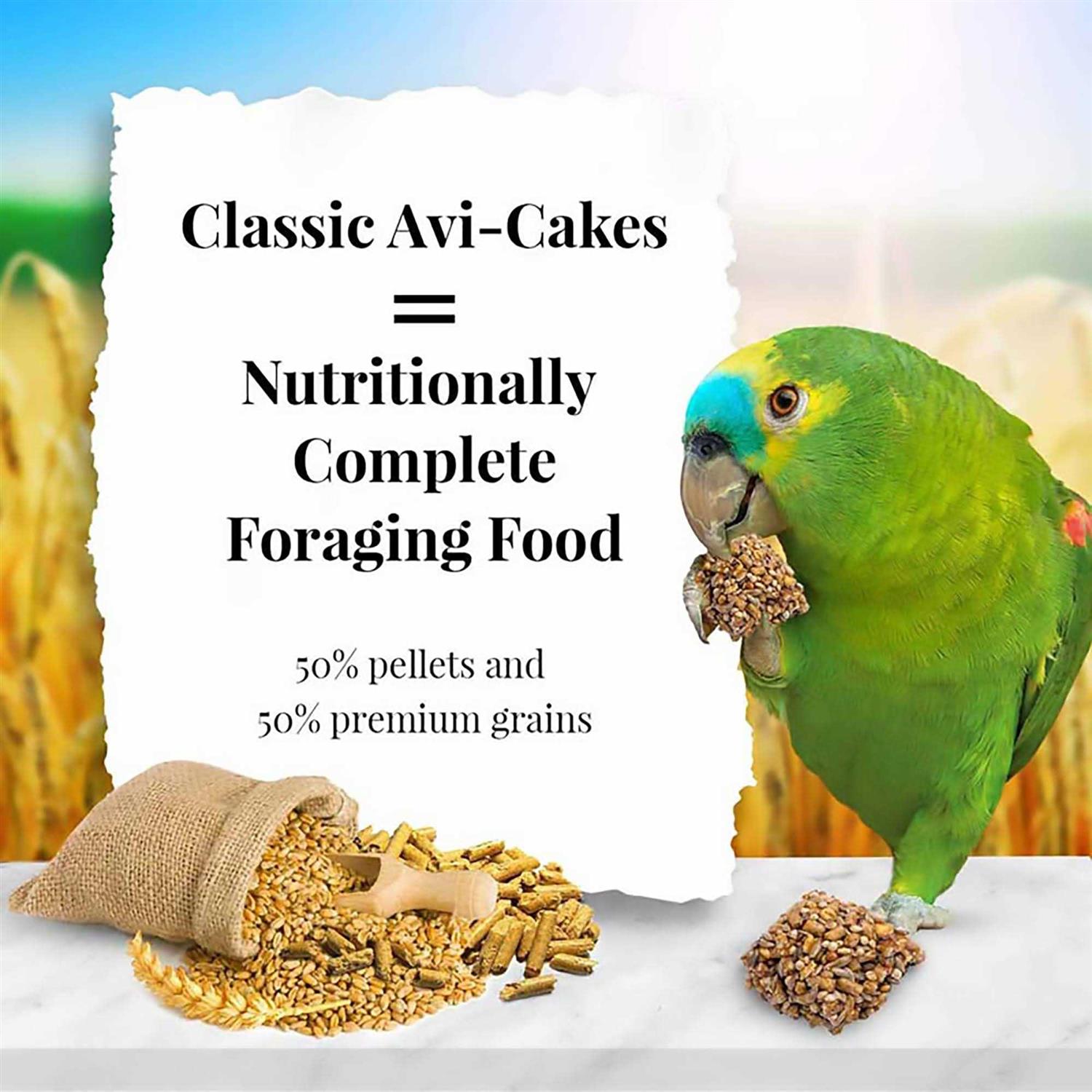 Lafeber Classic Avi-Cakes Parrot Food - Healthber