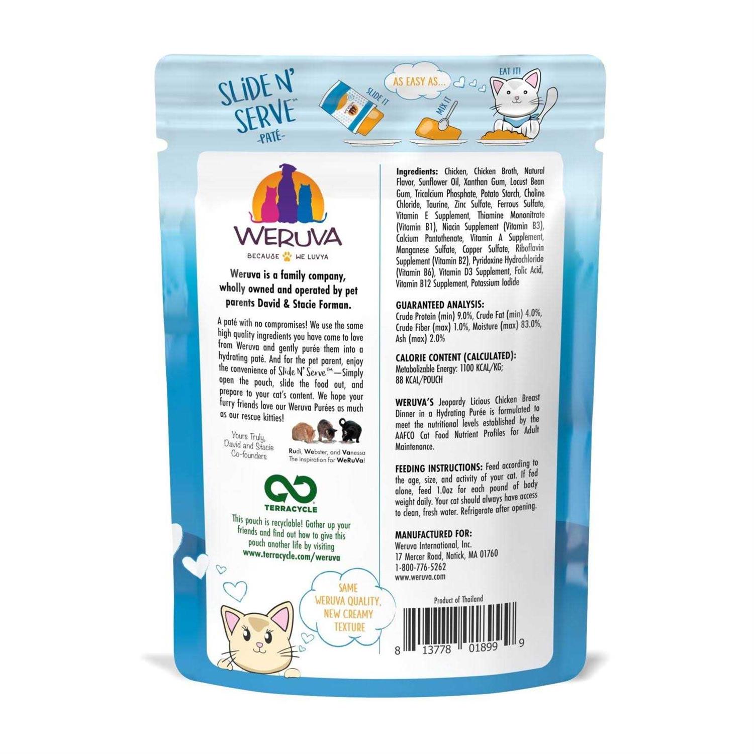 Weruva Slide N’ Serve Jeopurrdy Chicken Wet Cat Food - Healthber