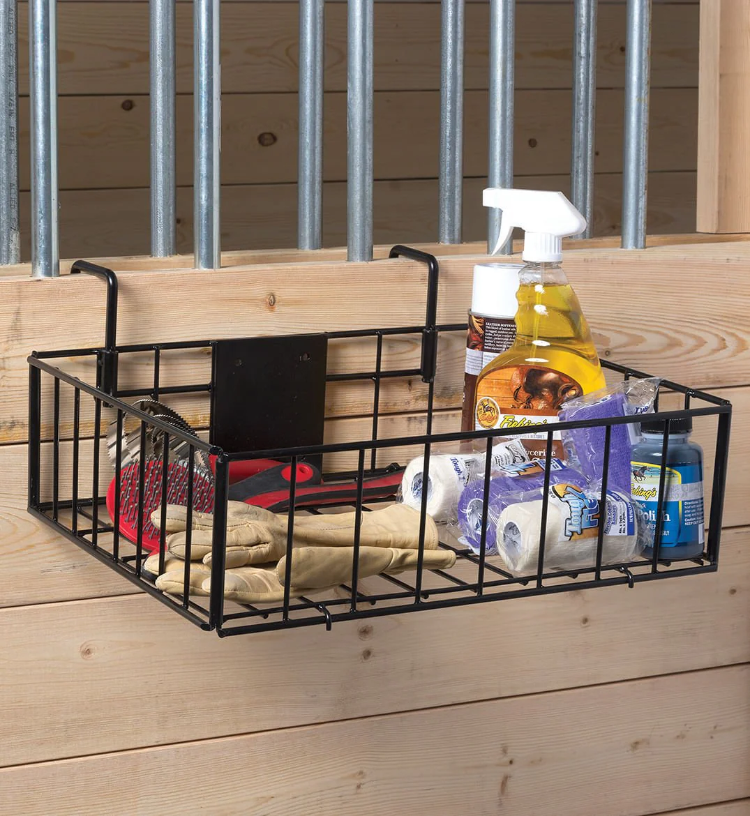 Hanging Folding Basket, Black - Healthber
