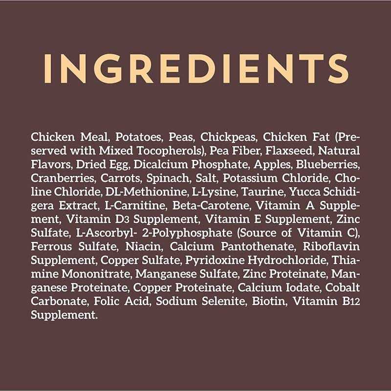 Wholesomes Chicken Meal & Chickpeas Grain Free Dry Dog Food - Healthber
