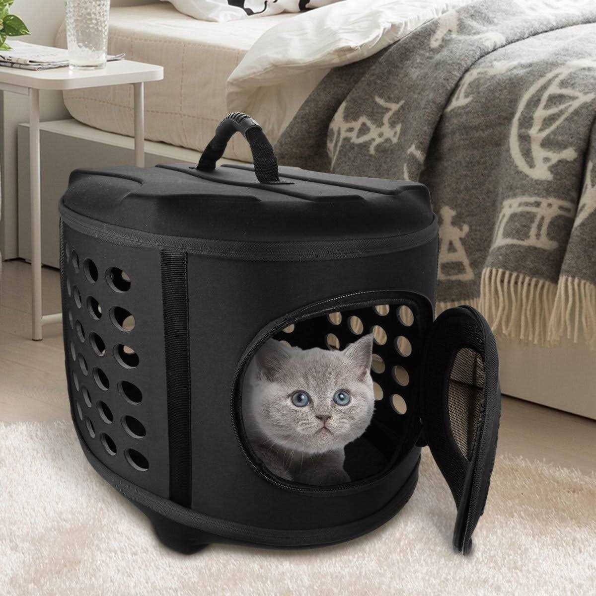 FRiEQ 23-Inch Large Hard Cover Pet Carrier - Healthber