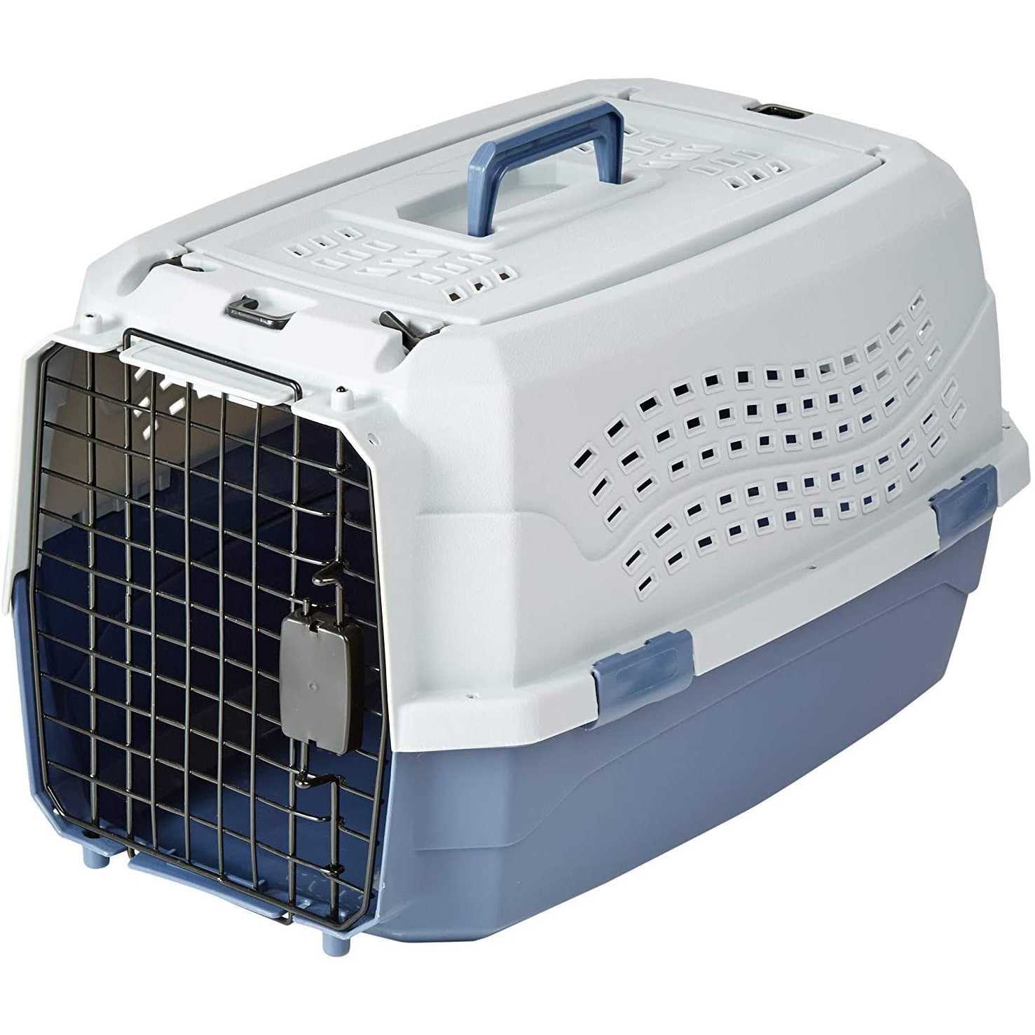Amazon Basics Basics Two-Door Top-Load Hard-Sided Pet Travel Carrier - Healthber
