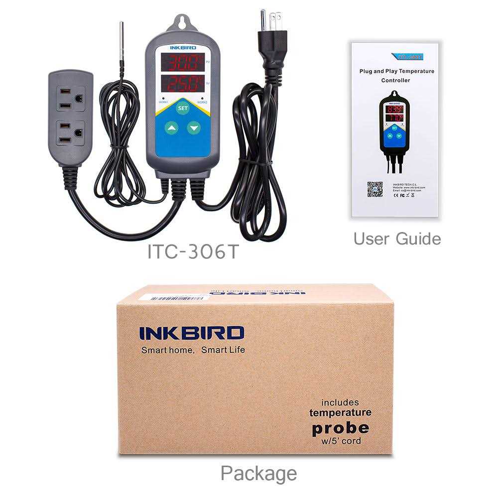 Inkbird Heating Thermostat Temperature Controller ITC-306T - Healthber