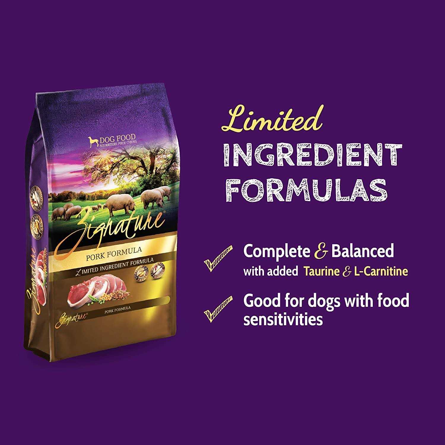 Zignature Limited Ingredient Pork Dry Formula Dog Food - Healthber