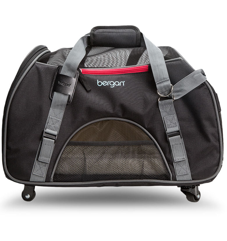 Bergan Wheeled Comfort Airline Approved Pet Carrier - Healthber